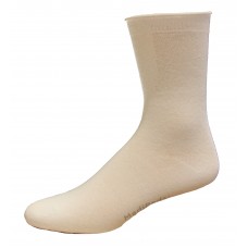 Medipeds Aloe Infused Roll Top Crew Socks 4 Pair, White, W7-10