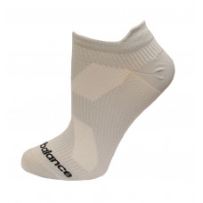 New Balance Lightweight Running Low Cut W/ Tab Socks, Grey, (S) Ladies 4-6, 1 Pair