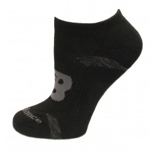 New Balance Performance Cushion No Show Socks, Black, (L) Ladies 10-13.5/Mens 8.5-12.5, 3 Pair