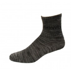 New Balance Lifestyle Mid Crew Socks, Black, (M) Ladies 6-10/Mens 6-8.5, 2 Pair