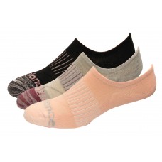 New Balance Active Sport Liner Socks, Pink, (M) Ladies 6-10/Mens 6-8.5, 3 Pair