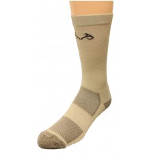 RealTree Ultra-Dri Casual Crew Socks, 1 Pair, Large (M 9-13), Khaki