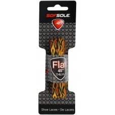 Sof Sole Novelty - Dog Bone, Flames Blk/Red, 45 Inch