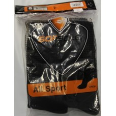Sof Sole All Sport Crew Socks (6pr), Black, Mens 10-12.5