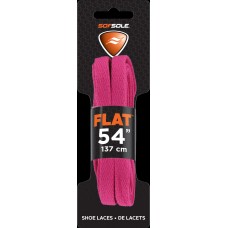 Sof Sole Athletic Flat Shoe Lace (Bright Pink, 54-Inch)