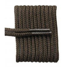 FeetPeople High Quality Round Laces For Boots And Shoes, Brown