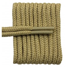 FeetPeople High Quality Round Laces For Boots And Shoes, Tan