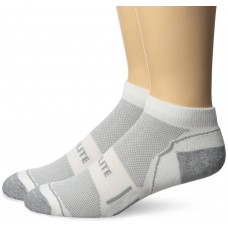 Top Flite Half Cushion Low Cut Socks, White, (L) W 9-12 / M 9-13, 2 Pair