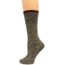 Wise Blend Fleck Marl Crew Socks, 1 Pair, Black, Medium, Shoe Size W 6-9
