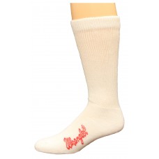 Wrangler Non-Binding Boot Sock 1 Pair, White, M 8.5-10.5